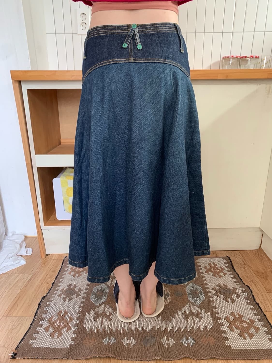 denim long.. skirt 상품이미지5