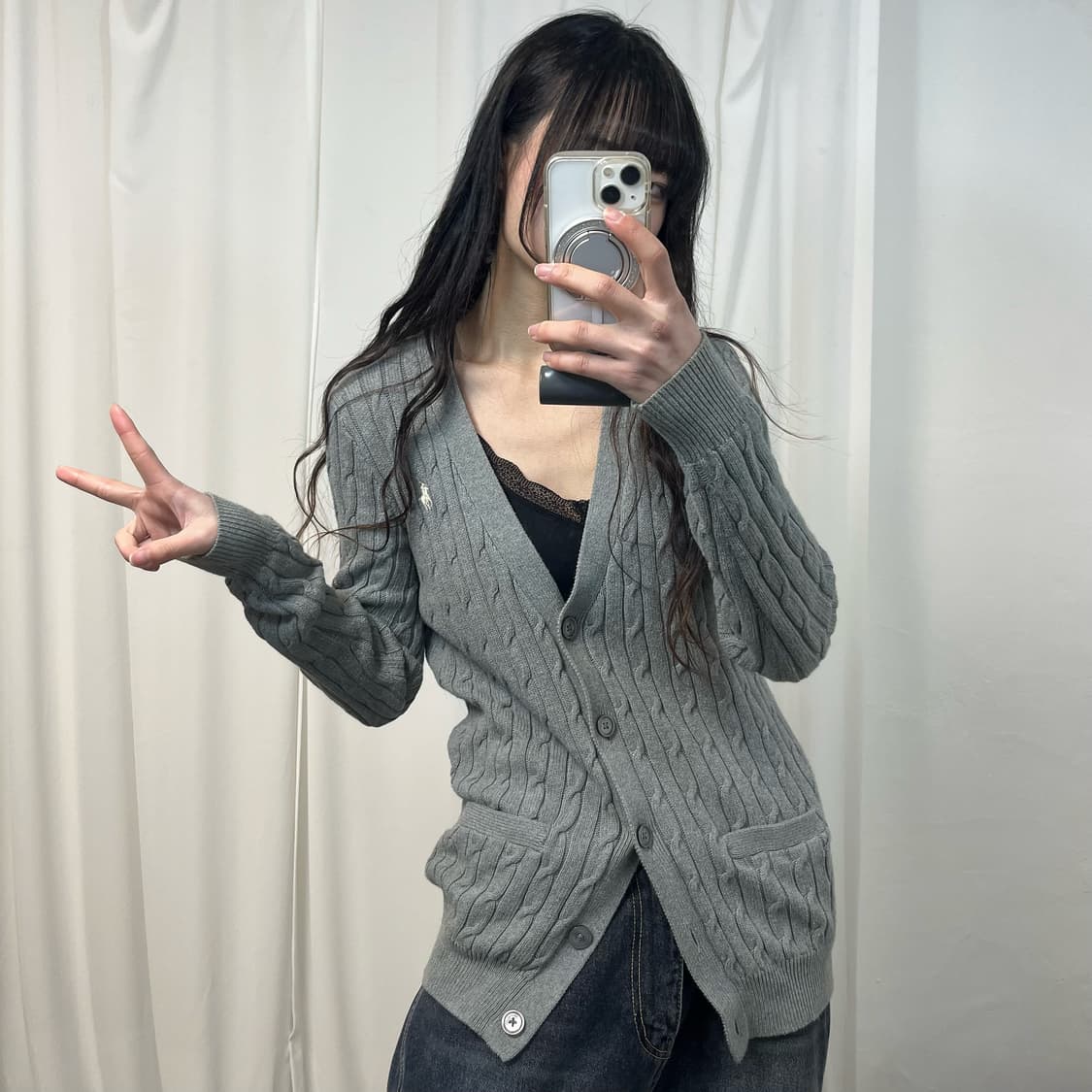 Polo Ralph Lauren Cable Knit Cardigan 상품이미지2