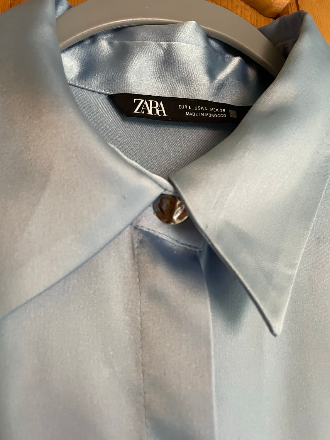 자라 새틴 실크 블라우스 상품이미지3