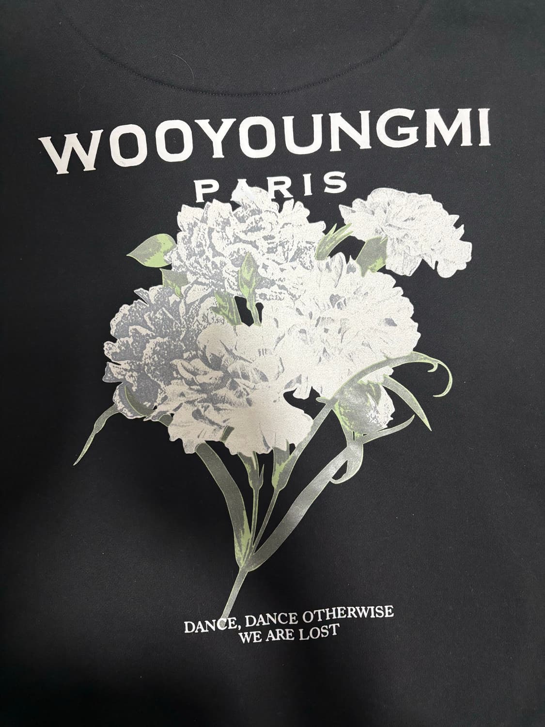 급처) 정품 우영미 플라워 후드티 실착 1회 48사이즈 상품이미지4