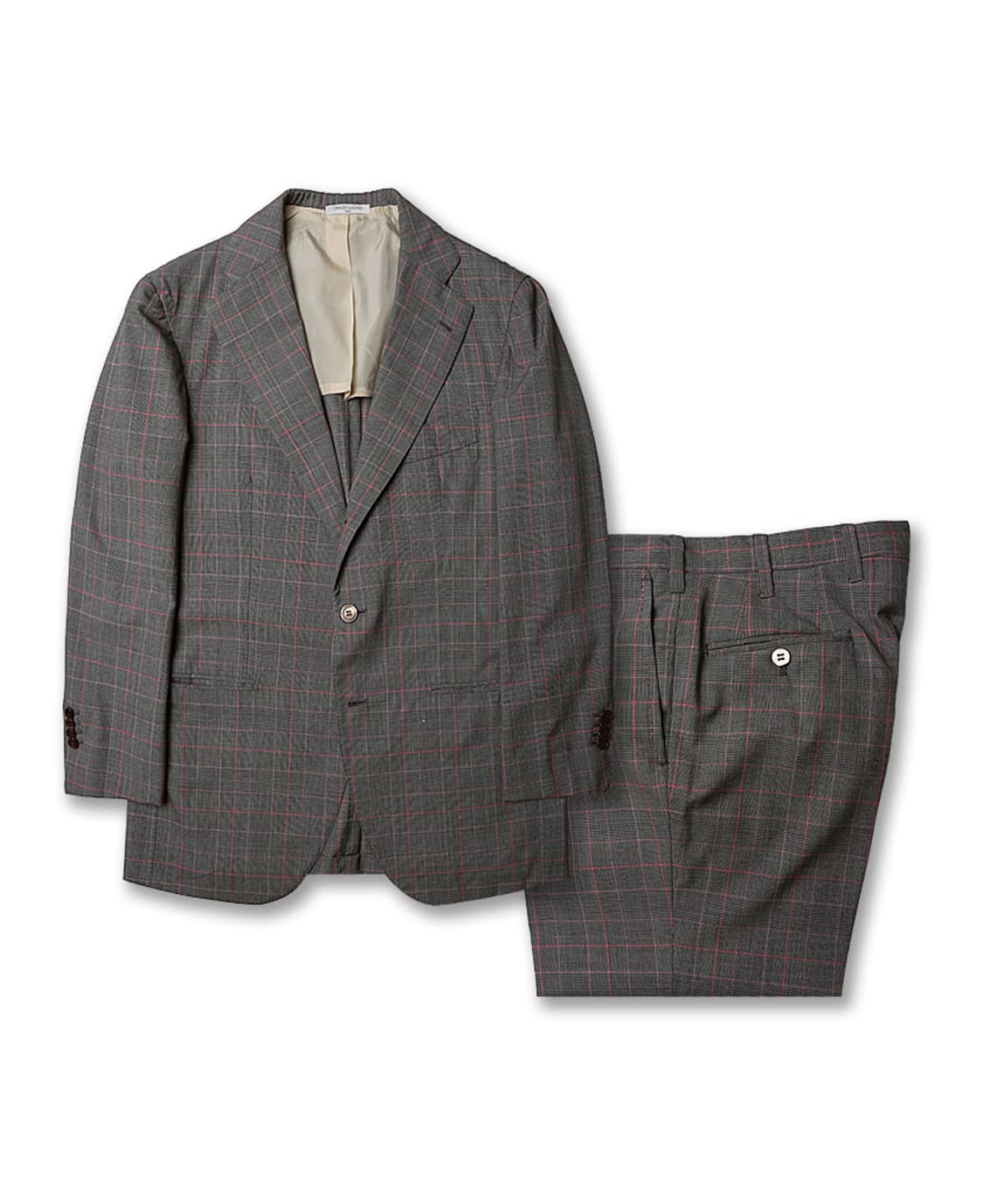 오라치오 루치아노 [Orazio Luciano] 글렌 체크 나폴리 수트 상품이미지1