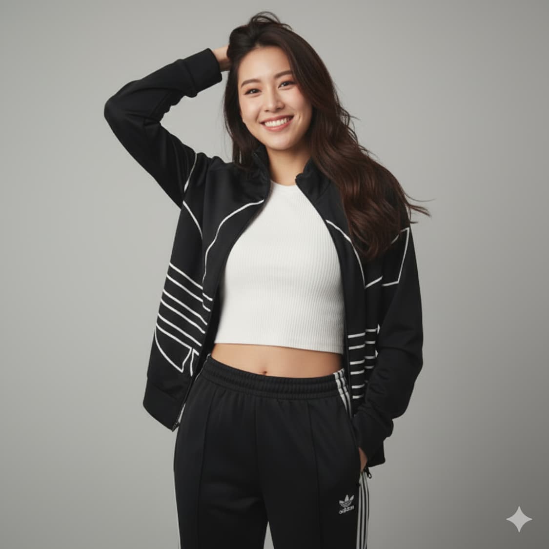 아디다스/오리지널 로고 집업/ 여 S 85 상품이미지1