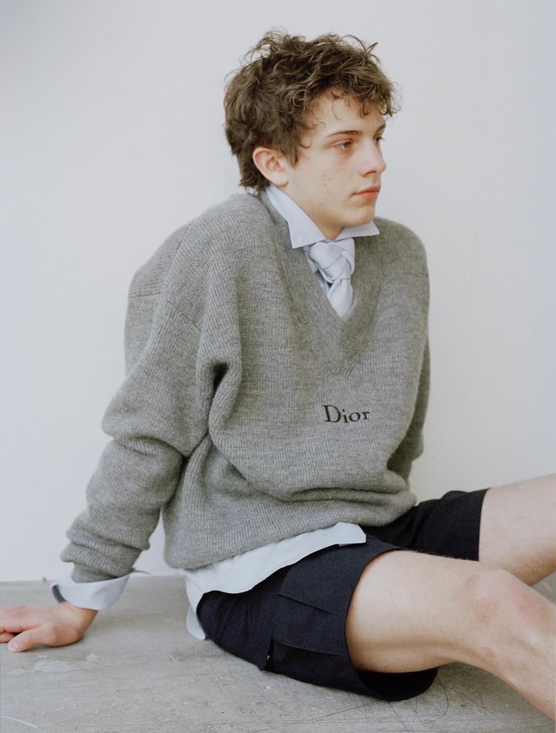 디올 자수 스웨터, 오버사이즈 핏 상품이미지1