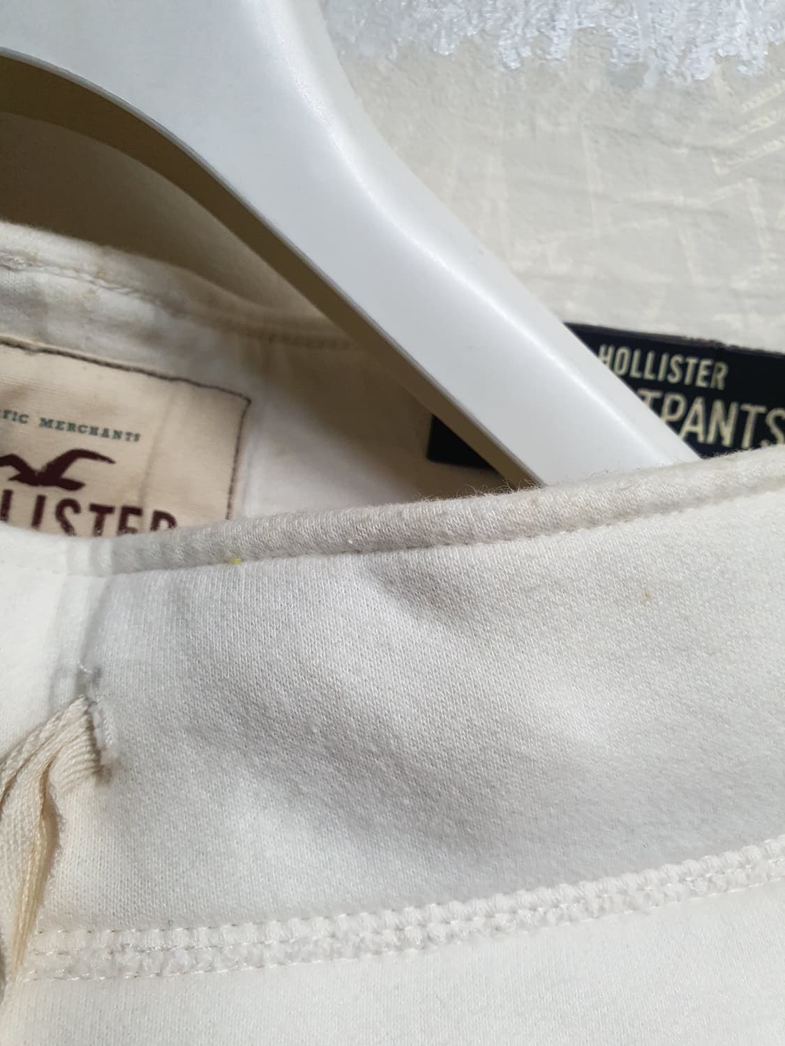 홀리스터 화이트 트랙 팬츠 XS 새제품  상품이미지3