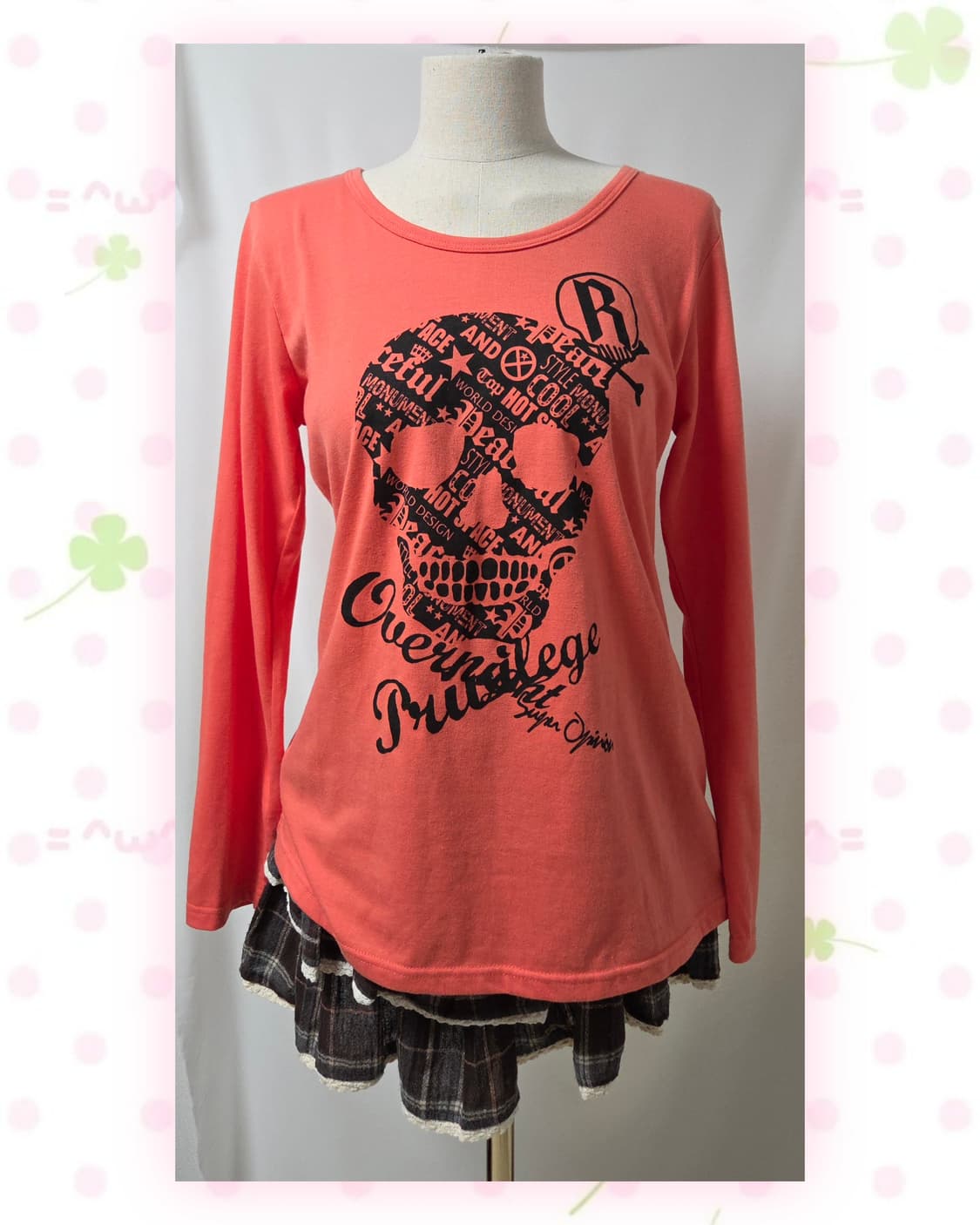 코랄 펑크 롱슬리브 상품이미지3