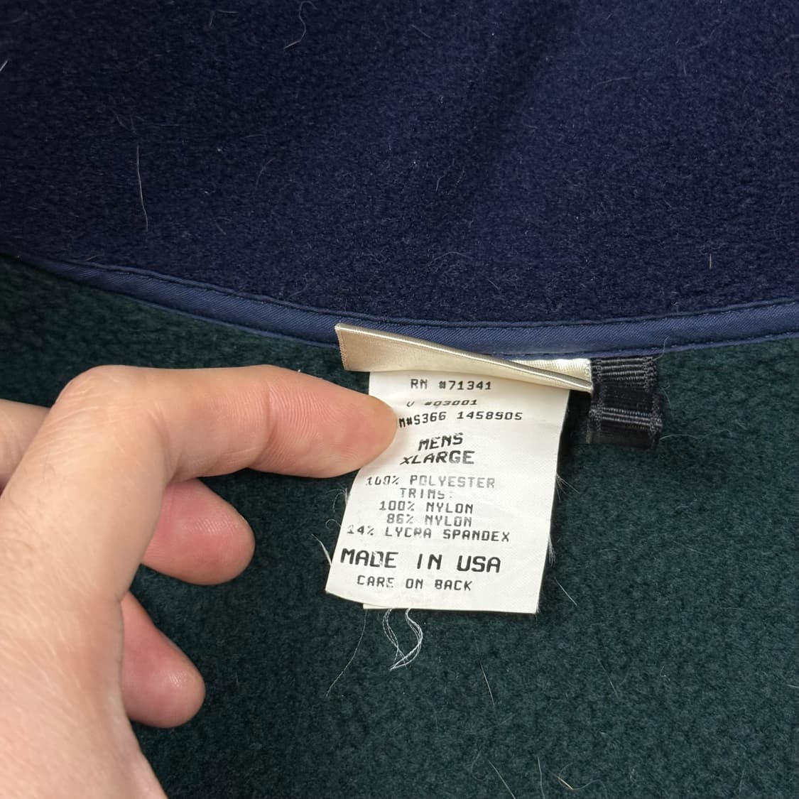 (115) 80s 엘엘빈 플리스 풀오버 다크그린 상품이미지7