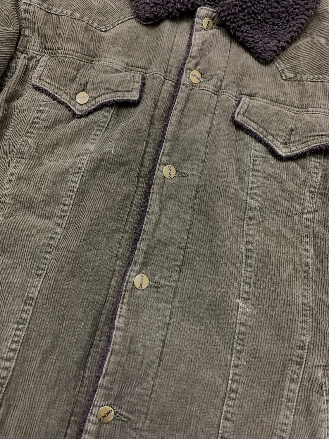 DKNY 코듀로이 쉐르파 자켓 상품이미지5