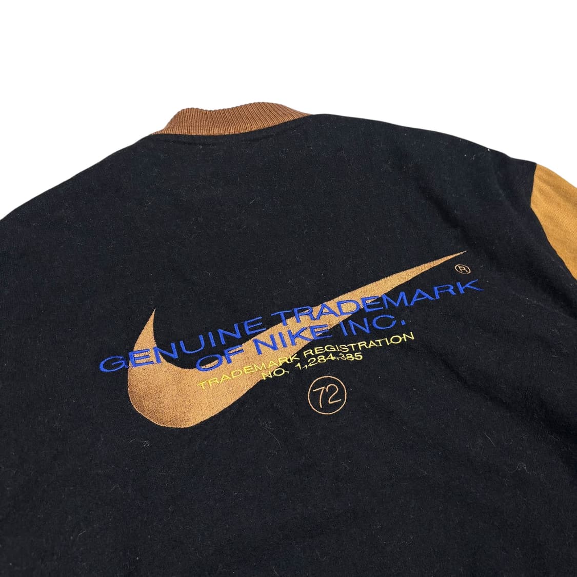 나이키90‘s 블랙컬러 모직 바시티 자켓 상품이미지2