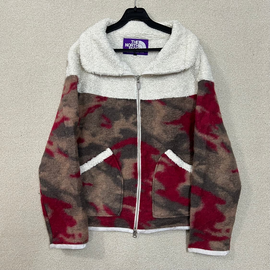 (L) 노스페이스 퍼플라벨 카모 플리스 집업  상품이미지5