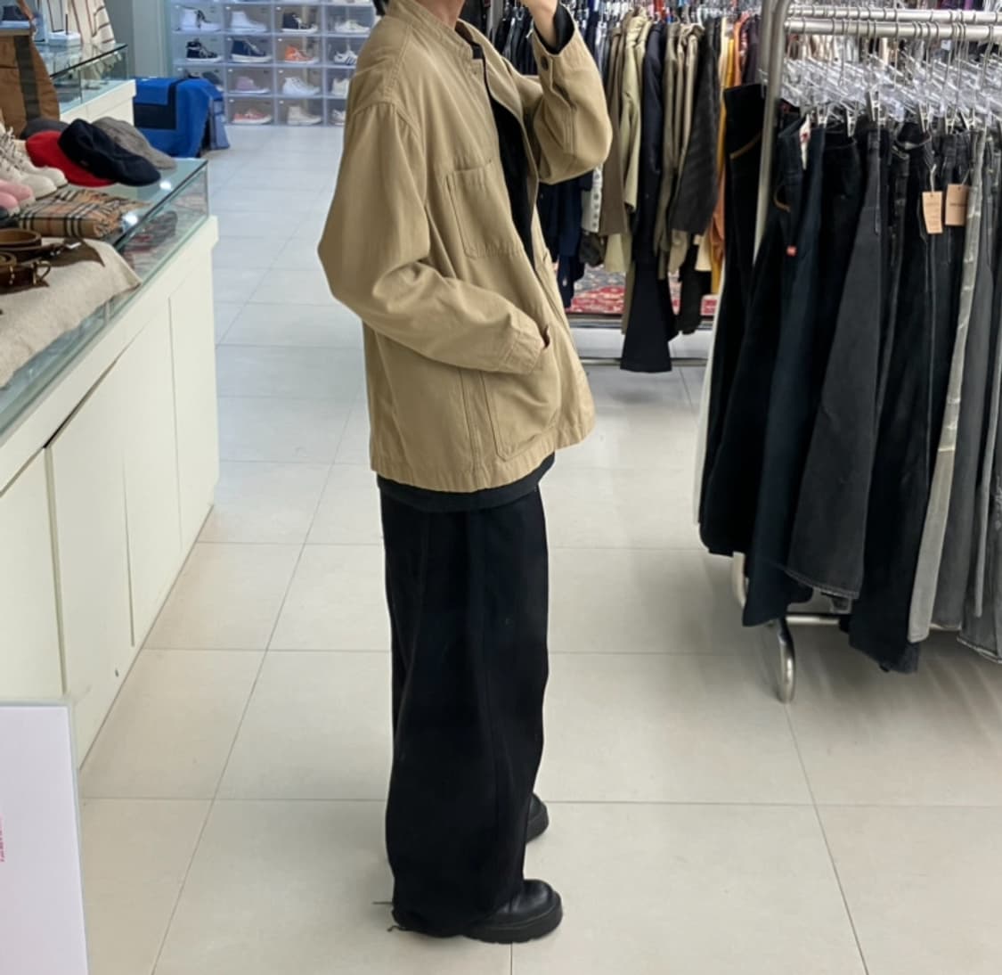 스튜디오 톰보이 카키 코튼 자켓 상품이미지7