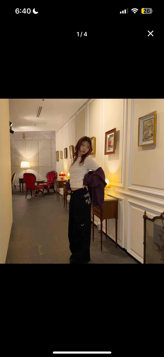 카고포켓 데님 와이드핏 롱팬츠 에이블리 쉬인 타오바오 테무 상품이미지2