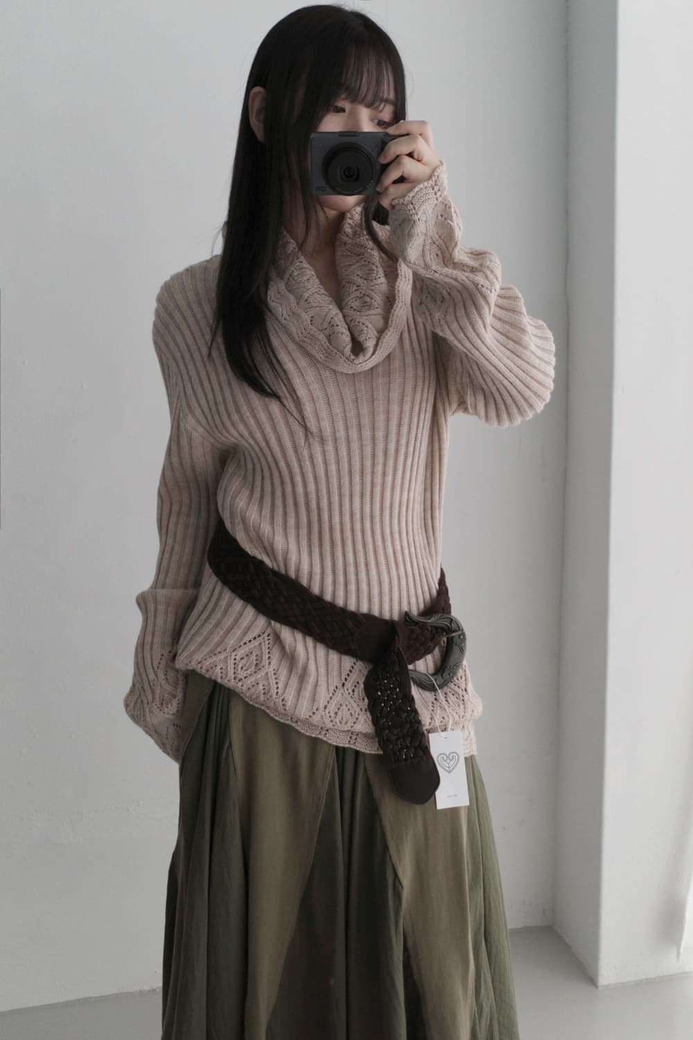 cowl long knit 상품이미지5