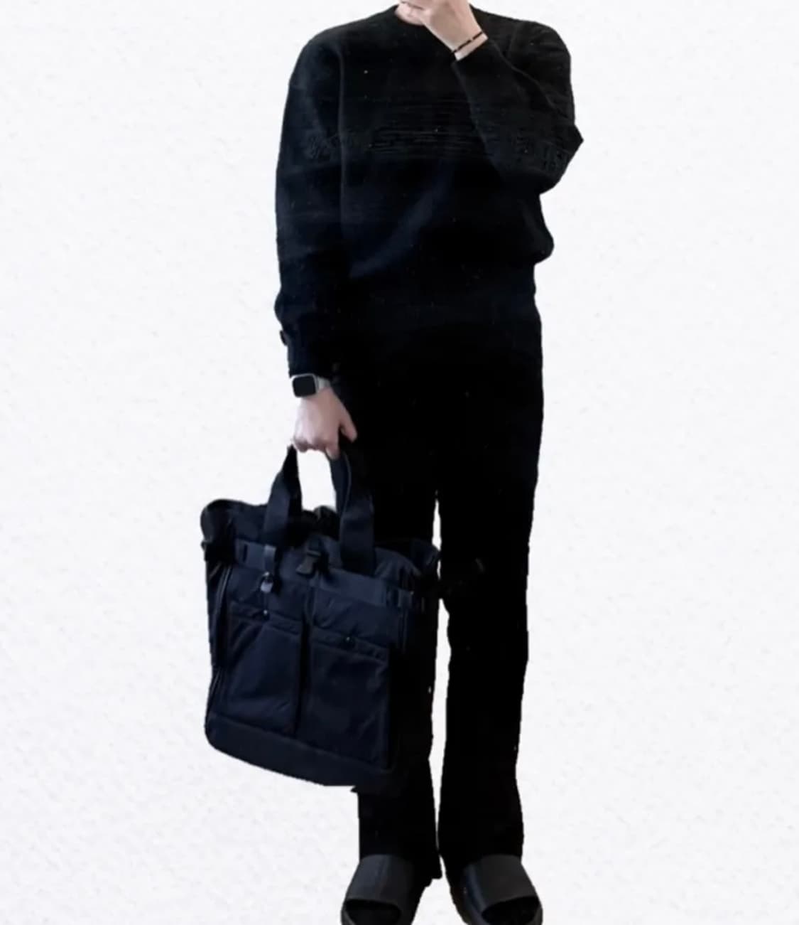 드로우핏 어베인 카운티 크로스 토트백 블랙 상품이미지8