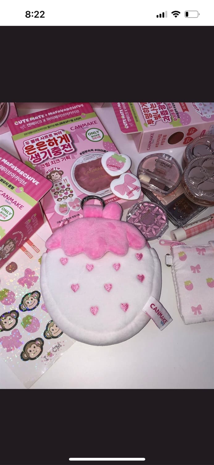 캔메이크 딸기 파우치 상품이미지1