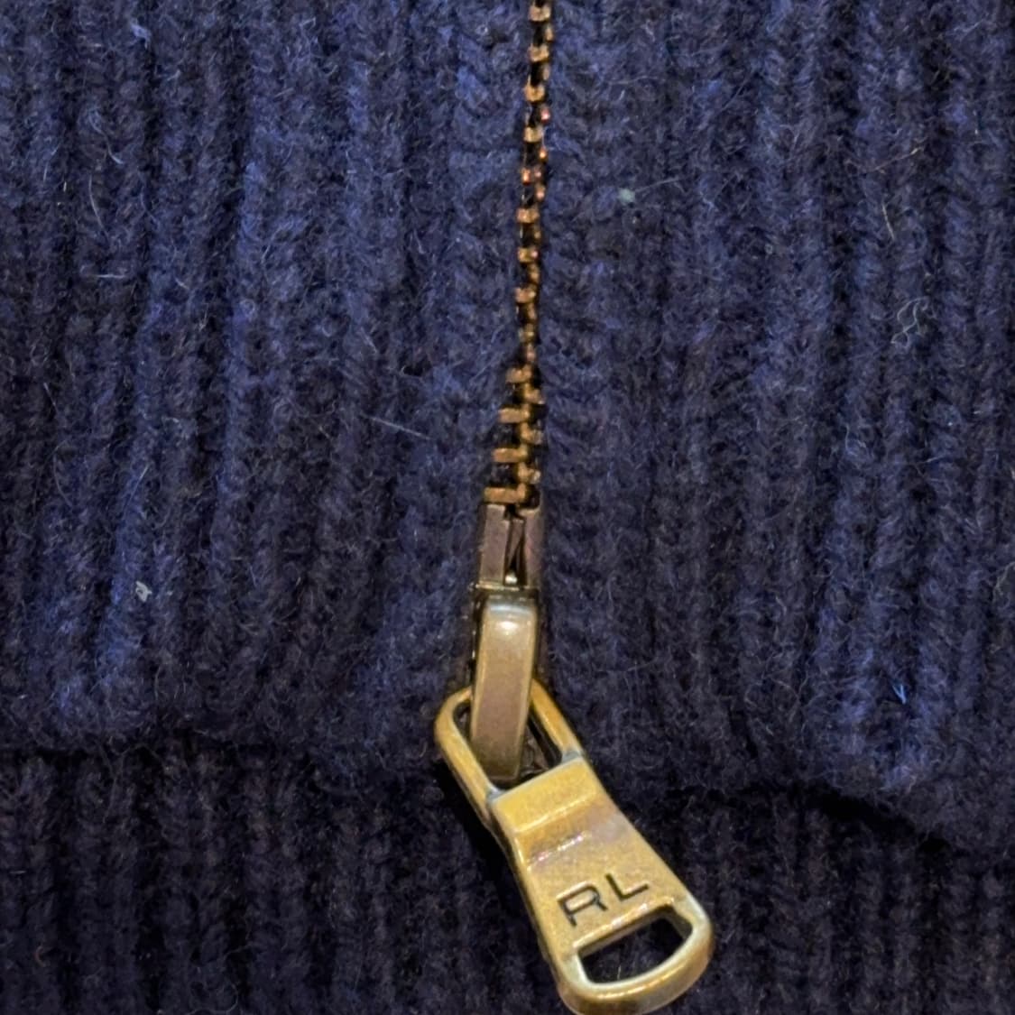 90s 폴로 랄프로렌 메리노 울 투웨이 집업 니트 상품이미지5