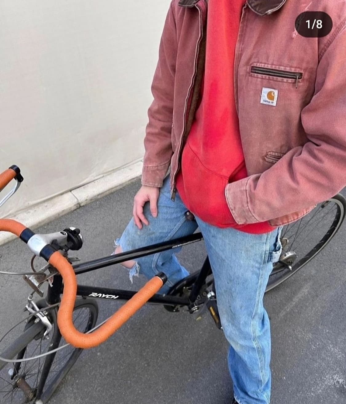 Carhartt detroit J097 VRS살몬핑크 XL size 상품이미지3