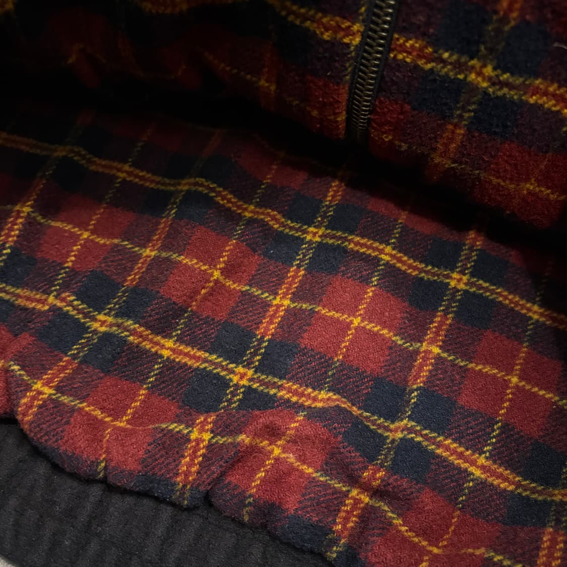 라코스테 정품 서광제조 울 블루종 자켓 상품이미지7