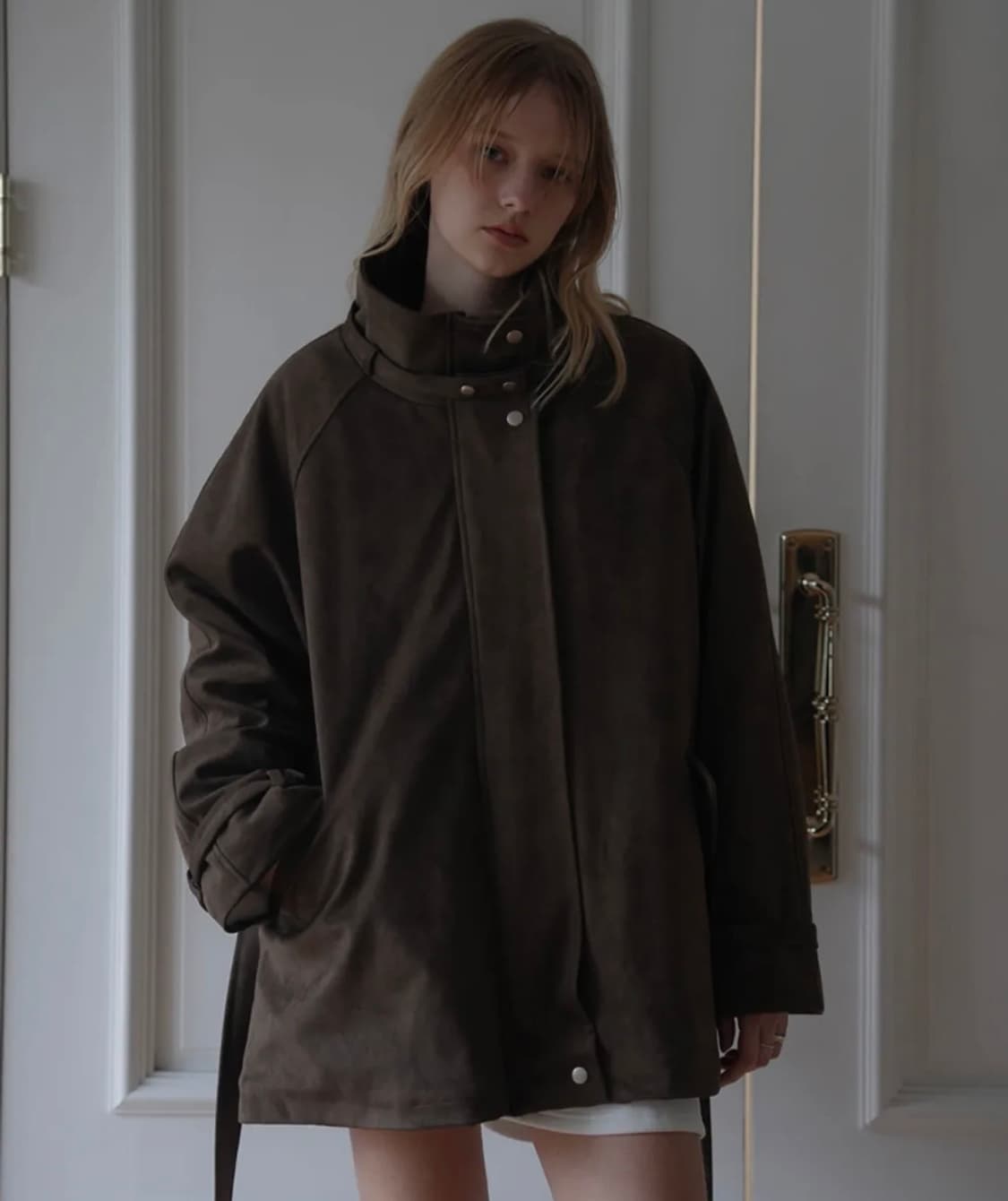 드헤베 퍼 스웨이드 자켓 상품이미지4