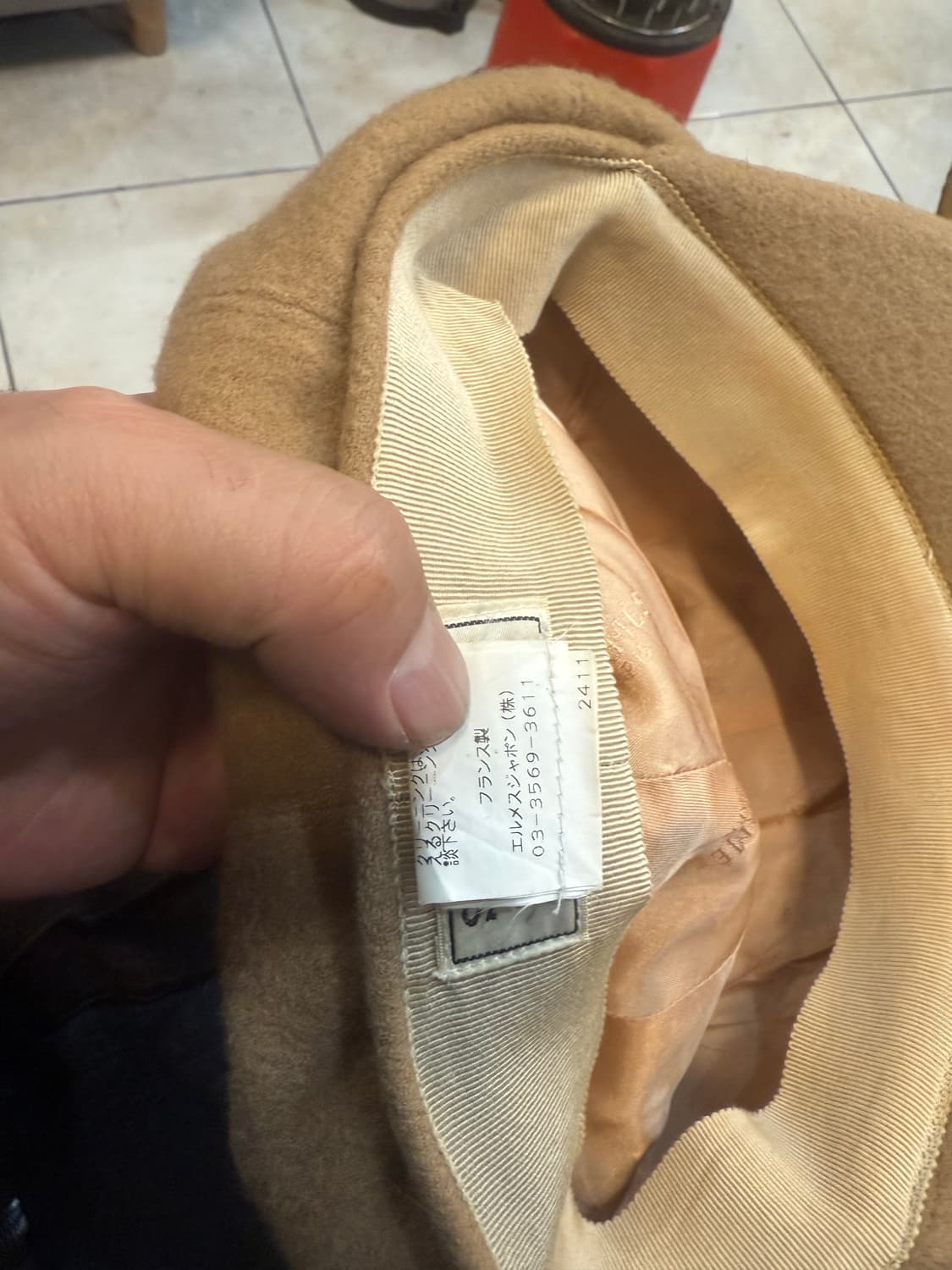 57 정품 에르메스 캐시미어 뉴스보이 캡 팝니다 상품이미지8