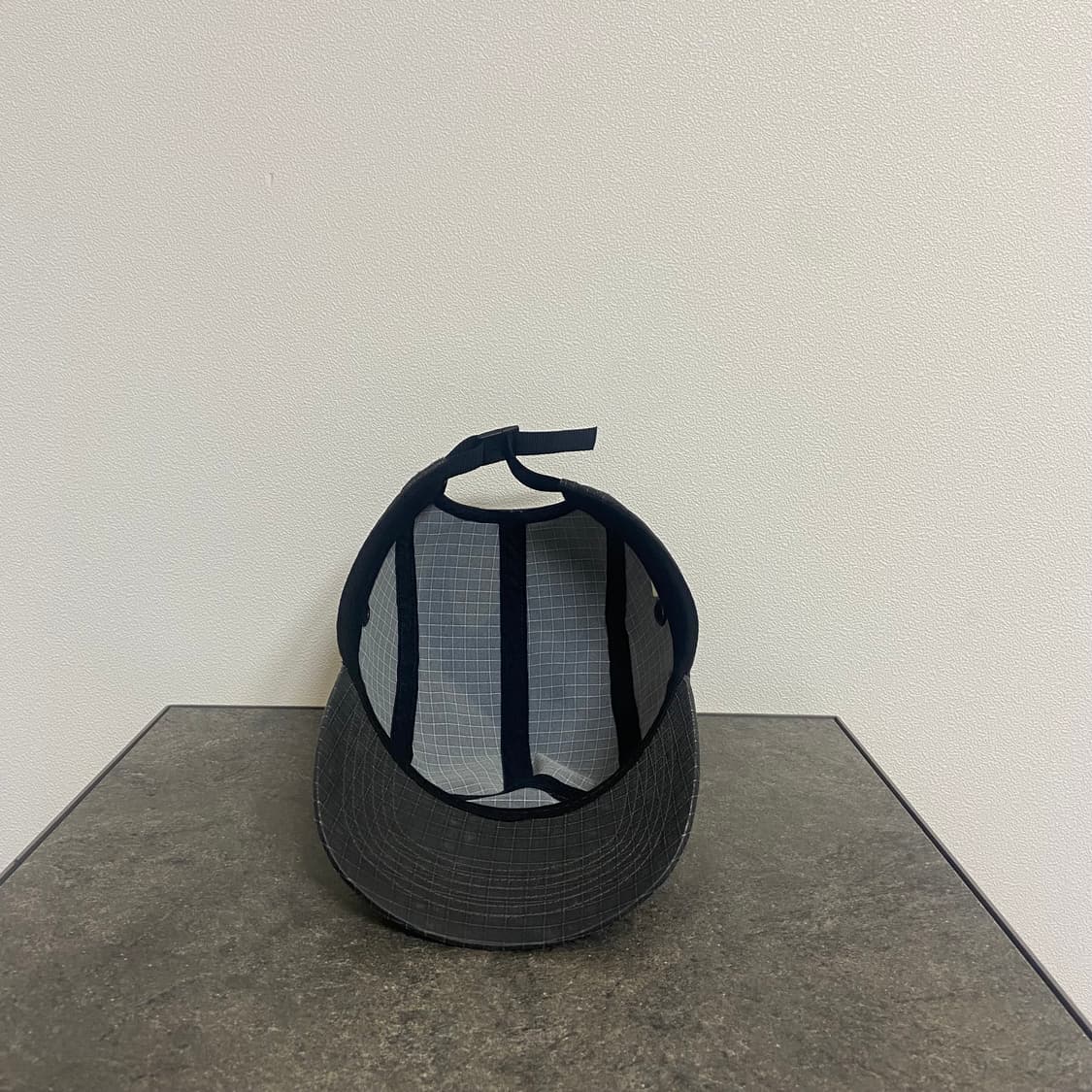 (OS) 슈프림 박스로고 캠프캡 모자 23FW 디스트레스드 립스탑 블랙 상품이미지5