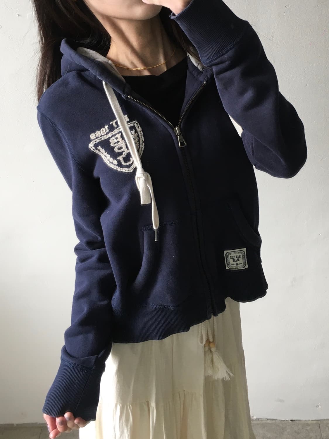 빈폴  가슴로고 후드집업 상품이미지2