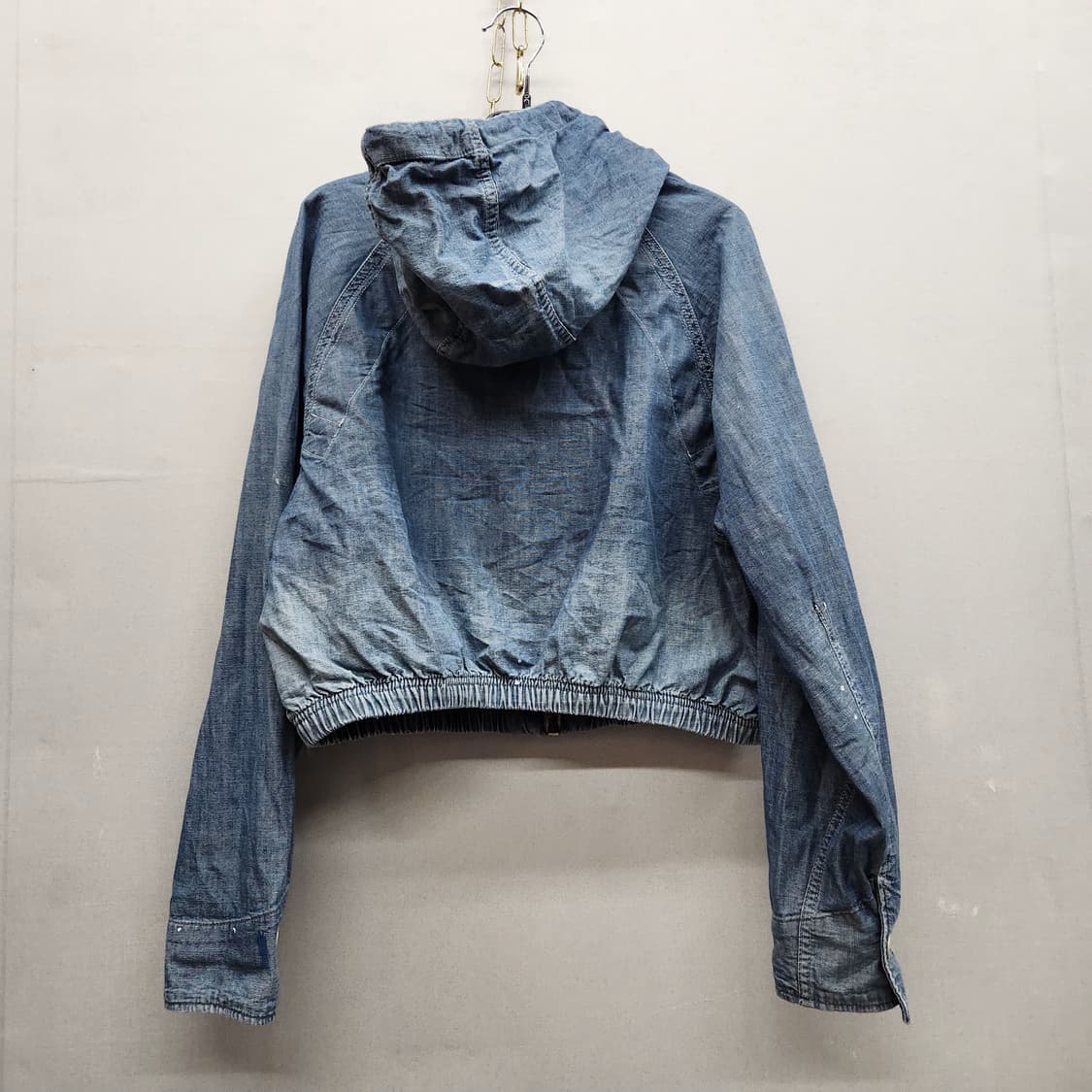 지스타로우 빈티지 디테일 크롭 후드집업 자켓XS(L) 상품이미지4