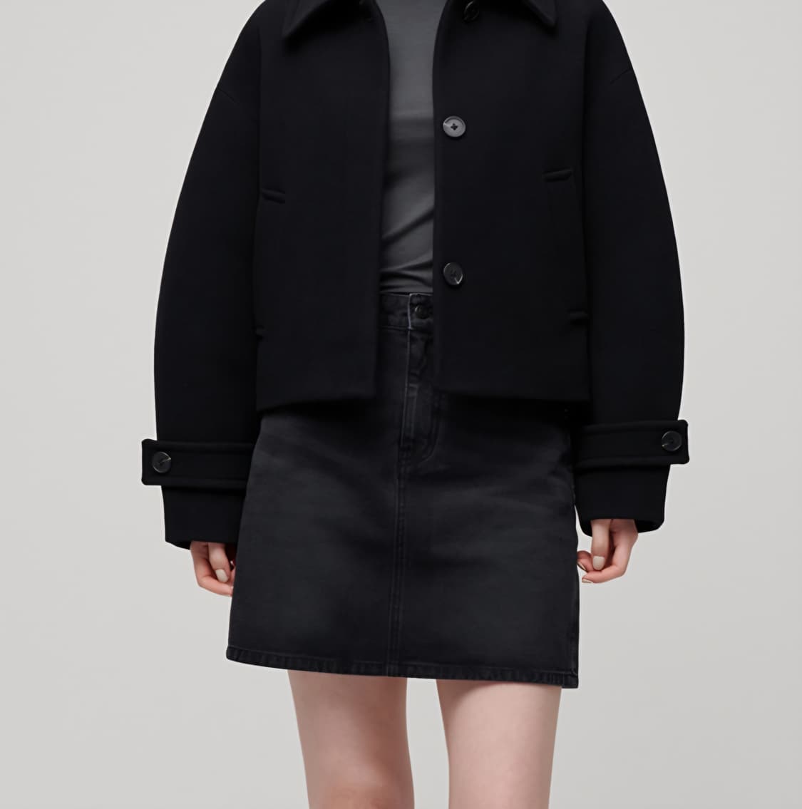 무신사스탠다드 캐시미어 블랜드 쇼트 맥코트 상품이미지3