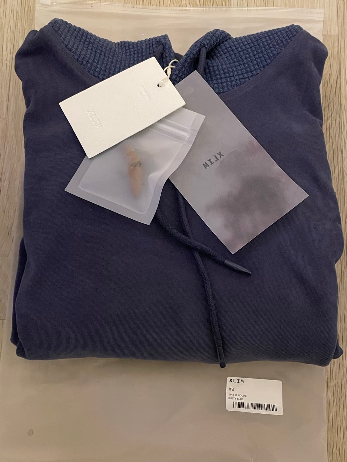 XLIM EP.8 01 HOODIE DUSTY BLUE 상품이미지1