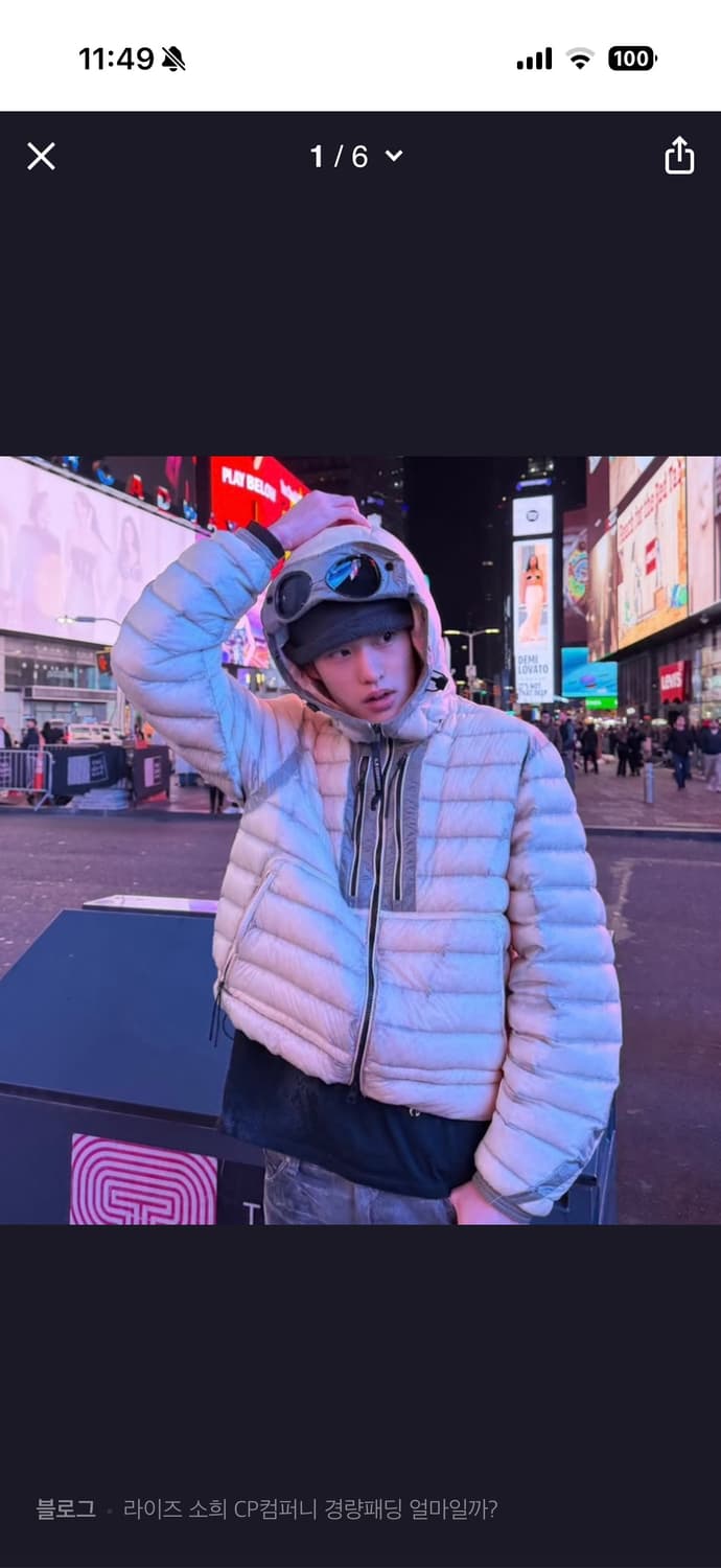 CP컴퍼니 DD쉘 고글경량 패딩 상품이미지2