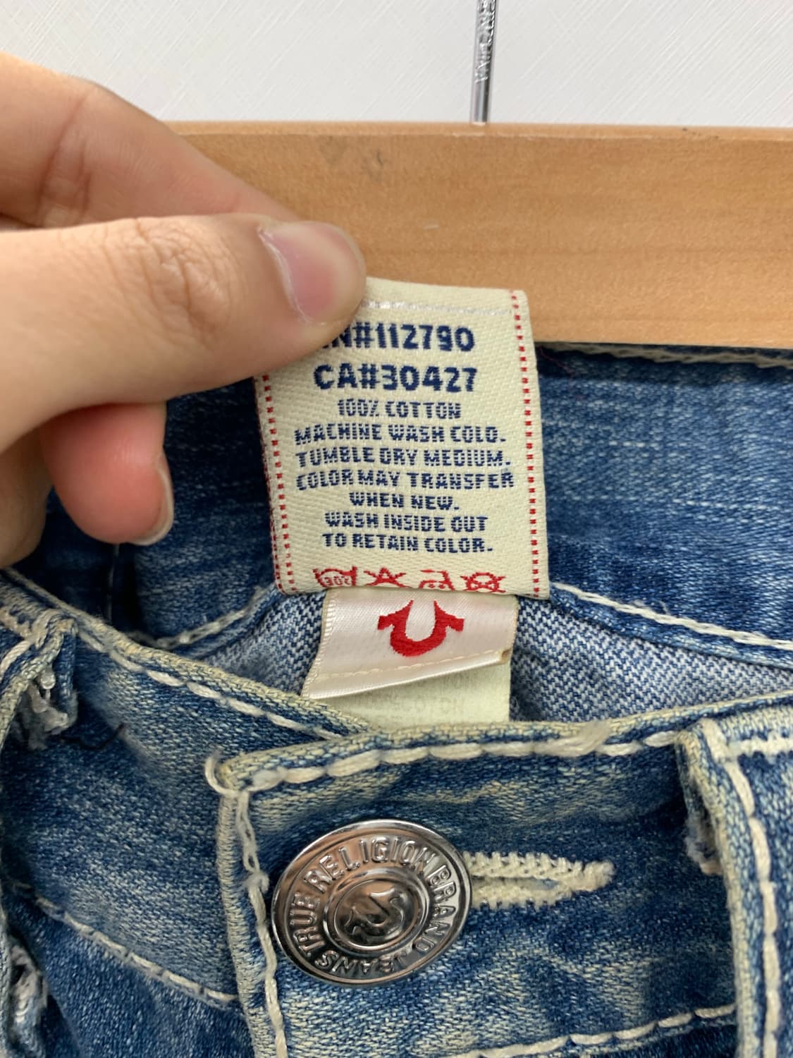 트루릴리전 데미지 워싱 부츠컷 데님 상품이미지6