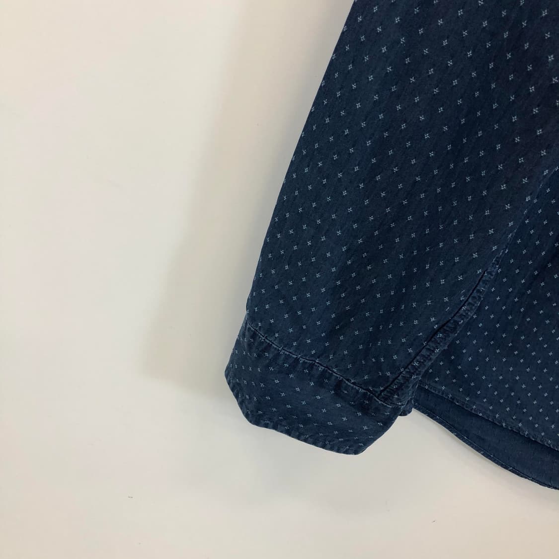 브룩스브라더스 이태리 리젠트 패턴 인디고셔츠 L 상품이미지3