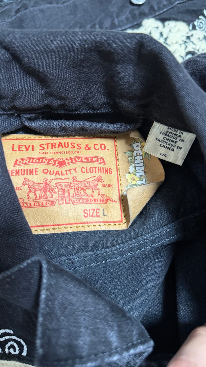 스투시 x 아워레가시 데님 자켓 상품이미지3