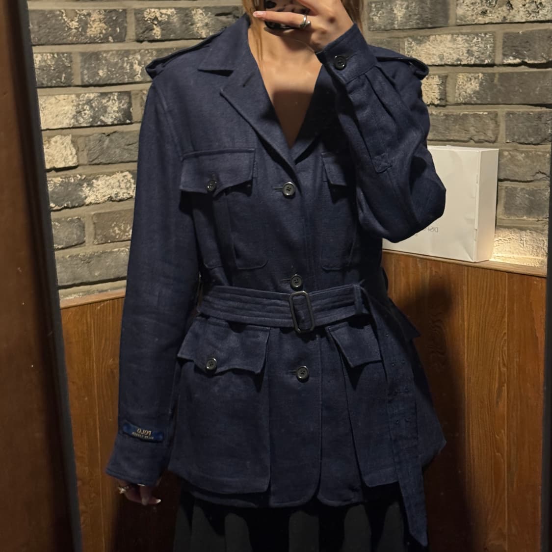 38R) 폴로 랄프로렌 린넨 벨티드 사파리 자켓 상품이미지9