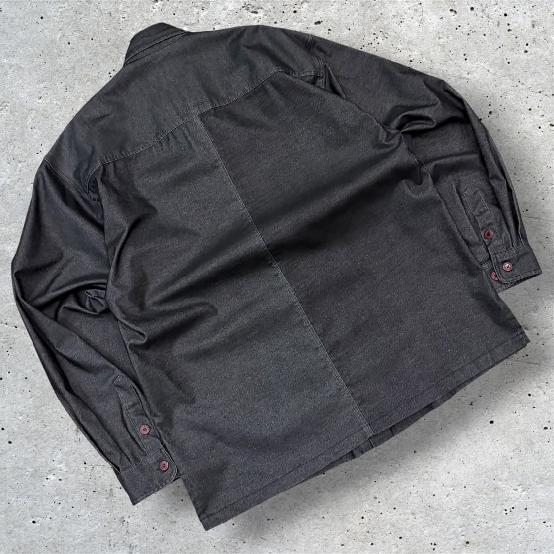 [50] PRIANI 이태리 옴므 트위티 블랙 데님 셔츠 D629 상품이미지2