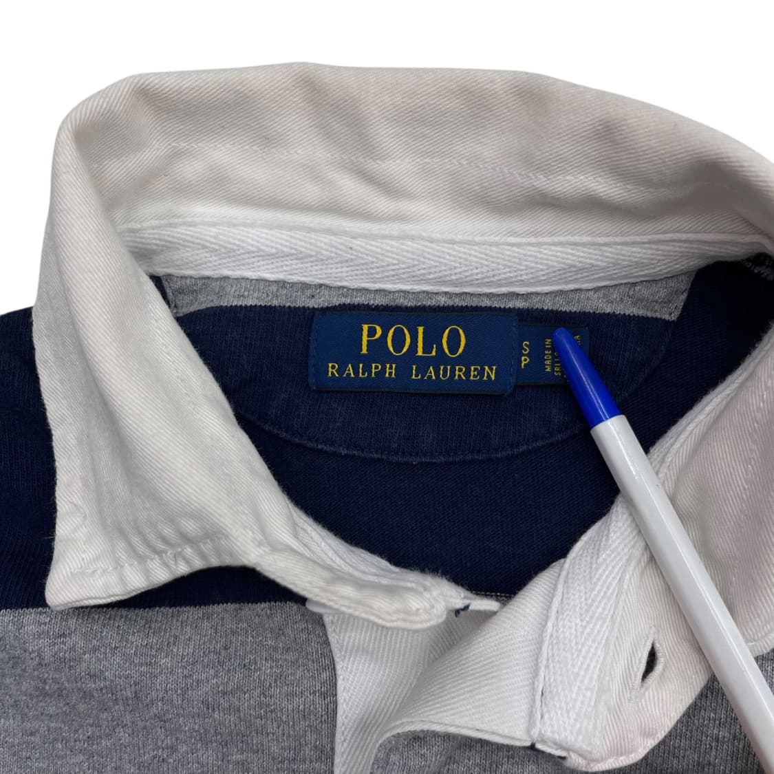 폴로 랄프로렌 레드포니 네이비 단가라 럭비티 S 상품이미지5