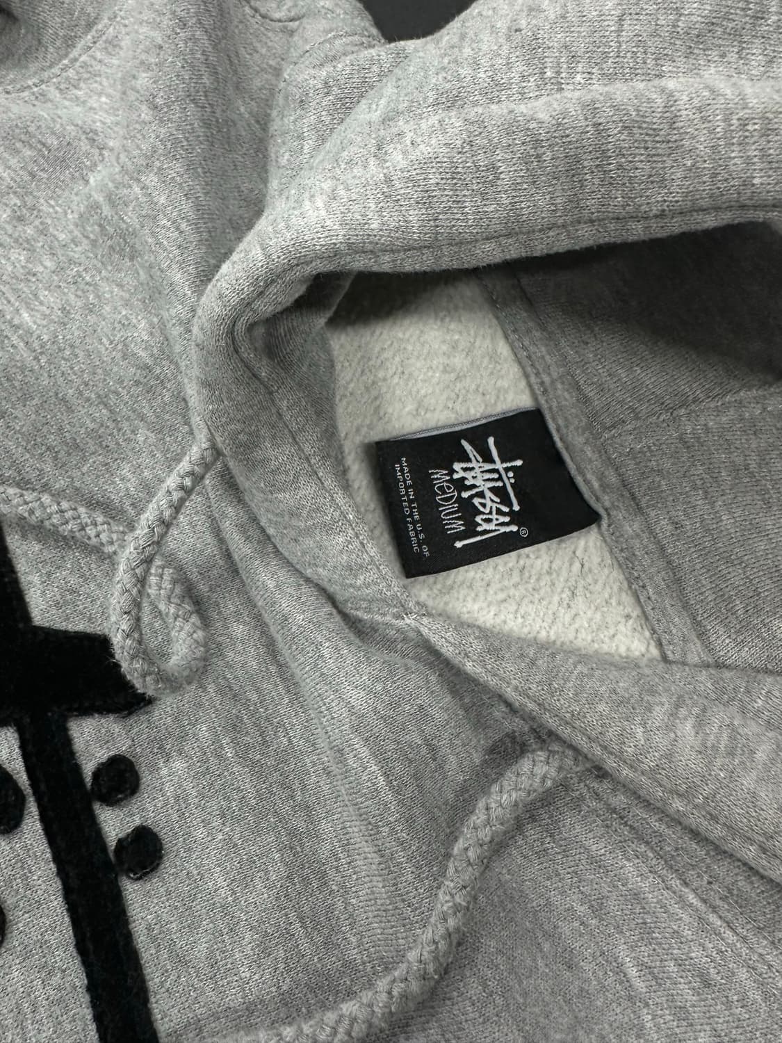 스투시 그레이 후드티 상품이미지4