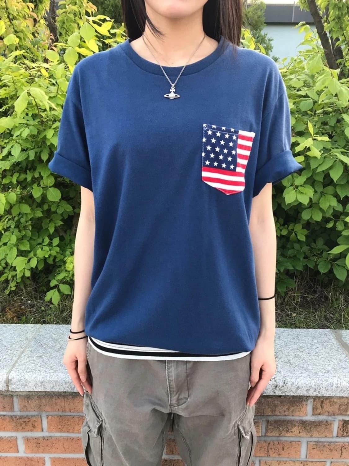 RODEO CROWNS Denim Star Tee 상품이미지3