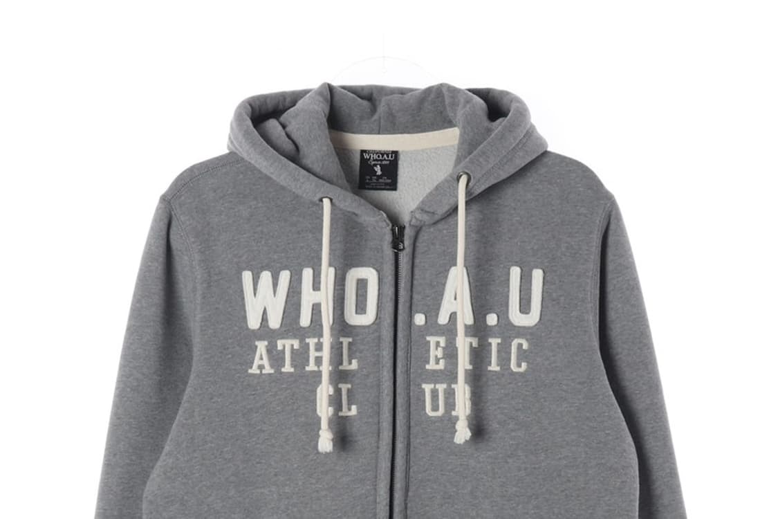 WHO.A.U 기모 그레이 집업 후드 XL 상품이미지4