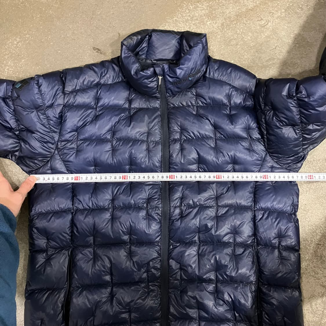 N127 몽벨 패딩 네이비 상품이미지8