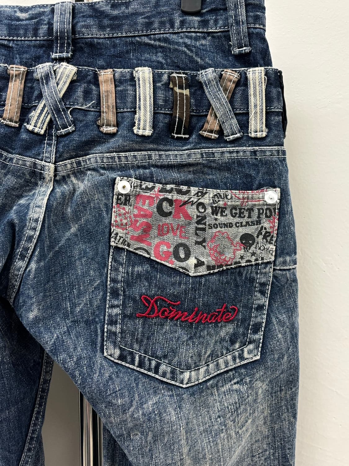 빈티지 키치 데님 팬츠 상품이미지8