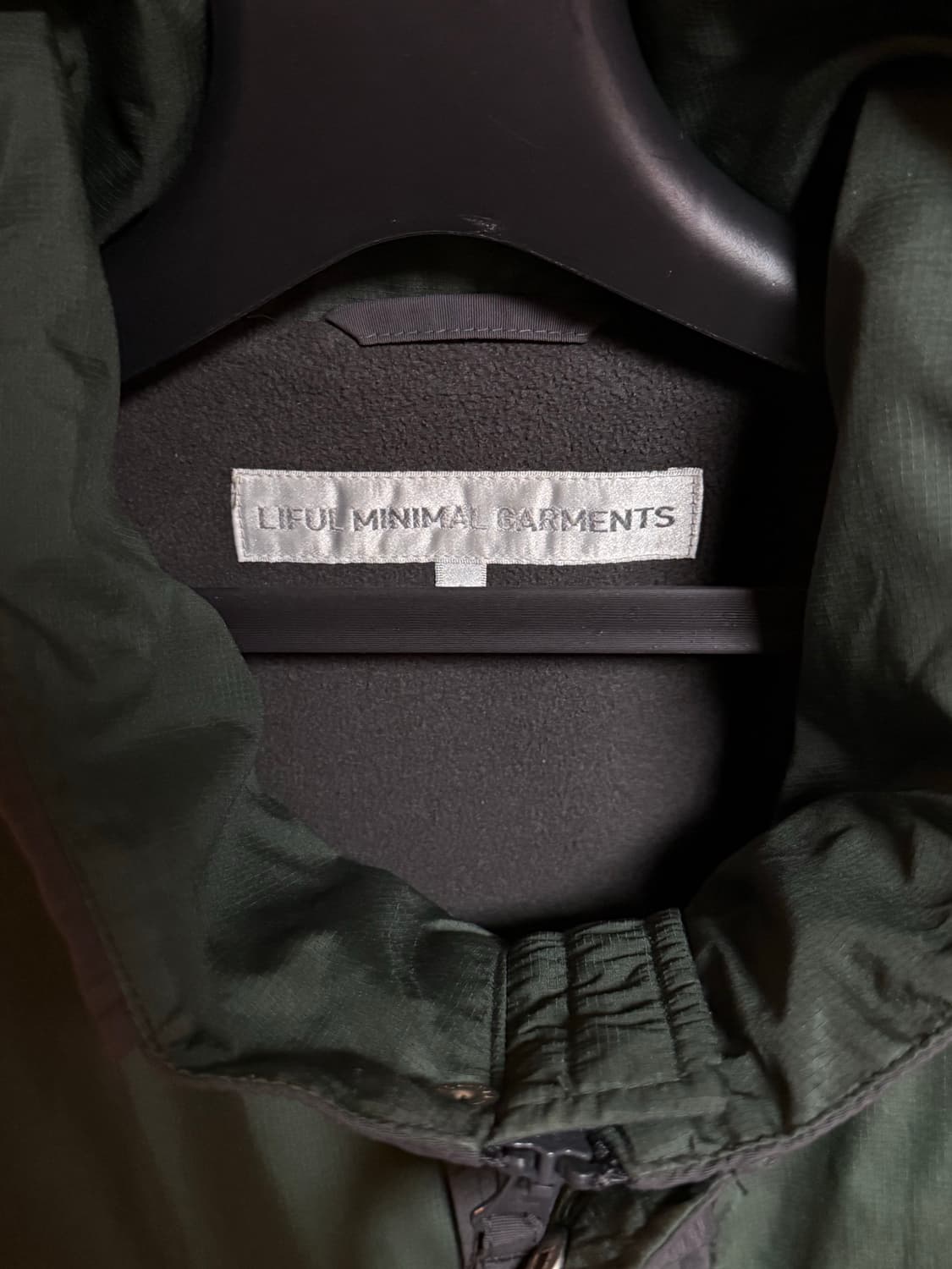 liful 윈드브레이커 dark green 3size(XL) 상품이미지4