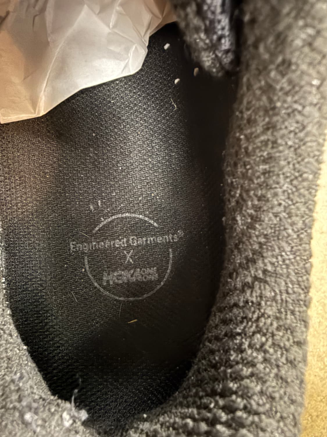 호카 X Engineered Garments 블랙 런닝화 290mm 상품이미지4