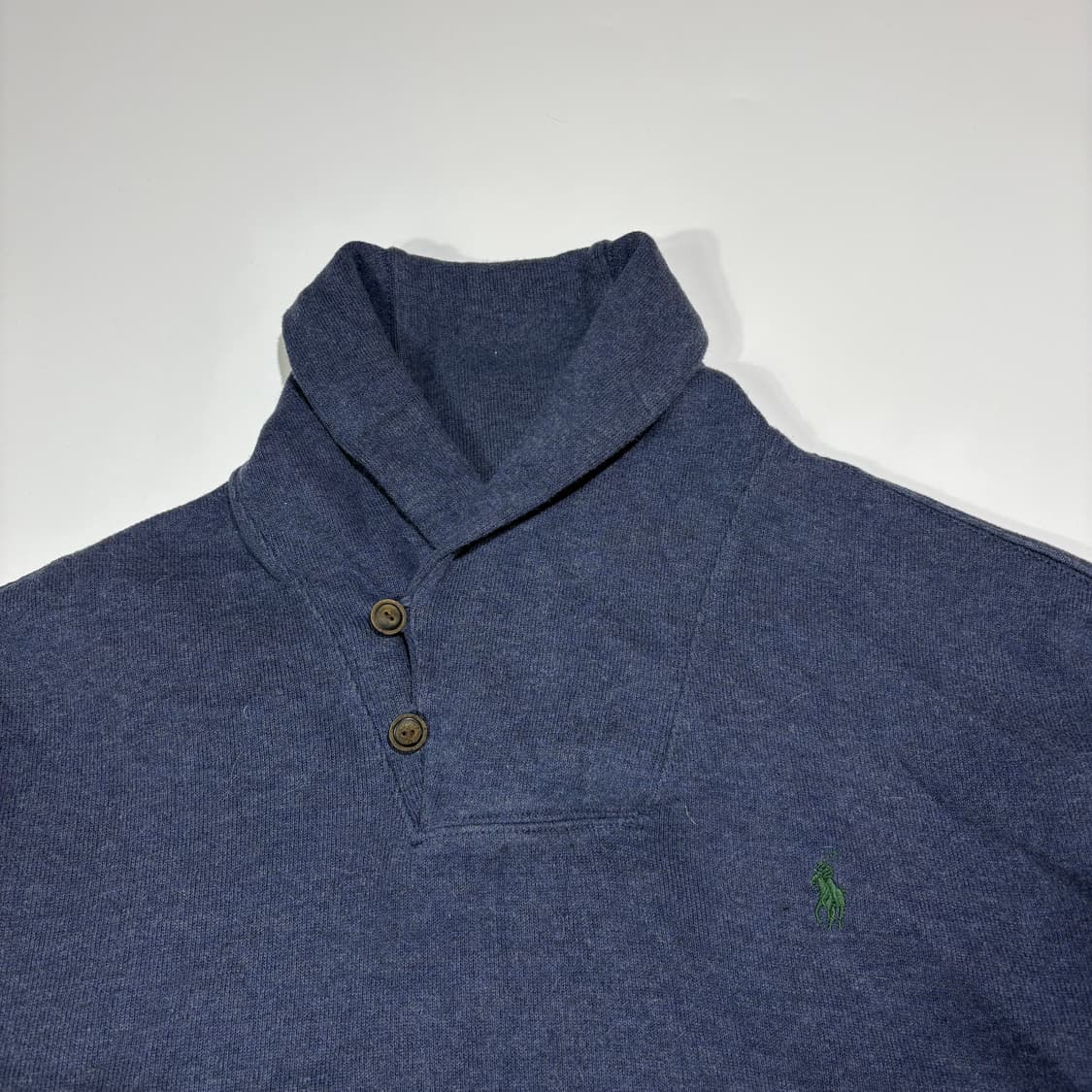 폴로랄프로렌 네이비 숄카라 니트 상품이미지2