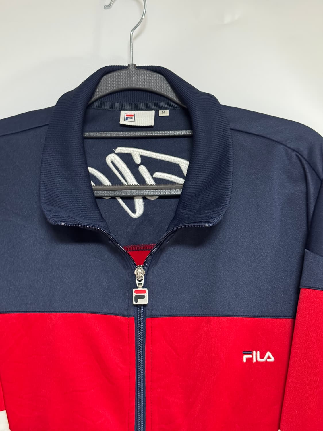 일본빈티지 FILA 휠라 네이비 집업 100 상품이미지2