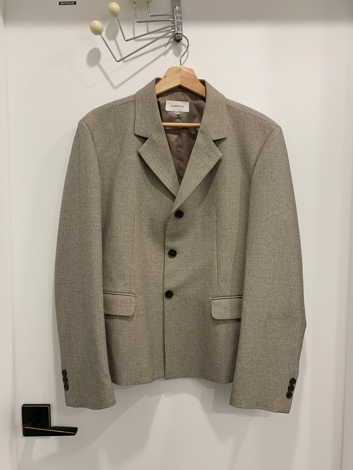 [MARSPEOPLE] 오버핏 체크 자켓 상품이미지1