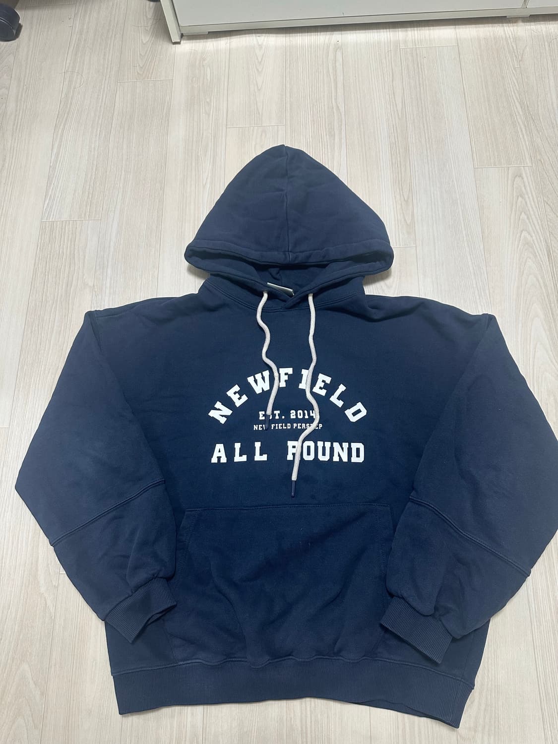 뉴필드 후드 남색 L 상품이미지2