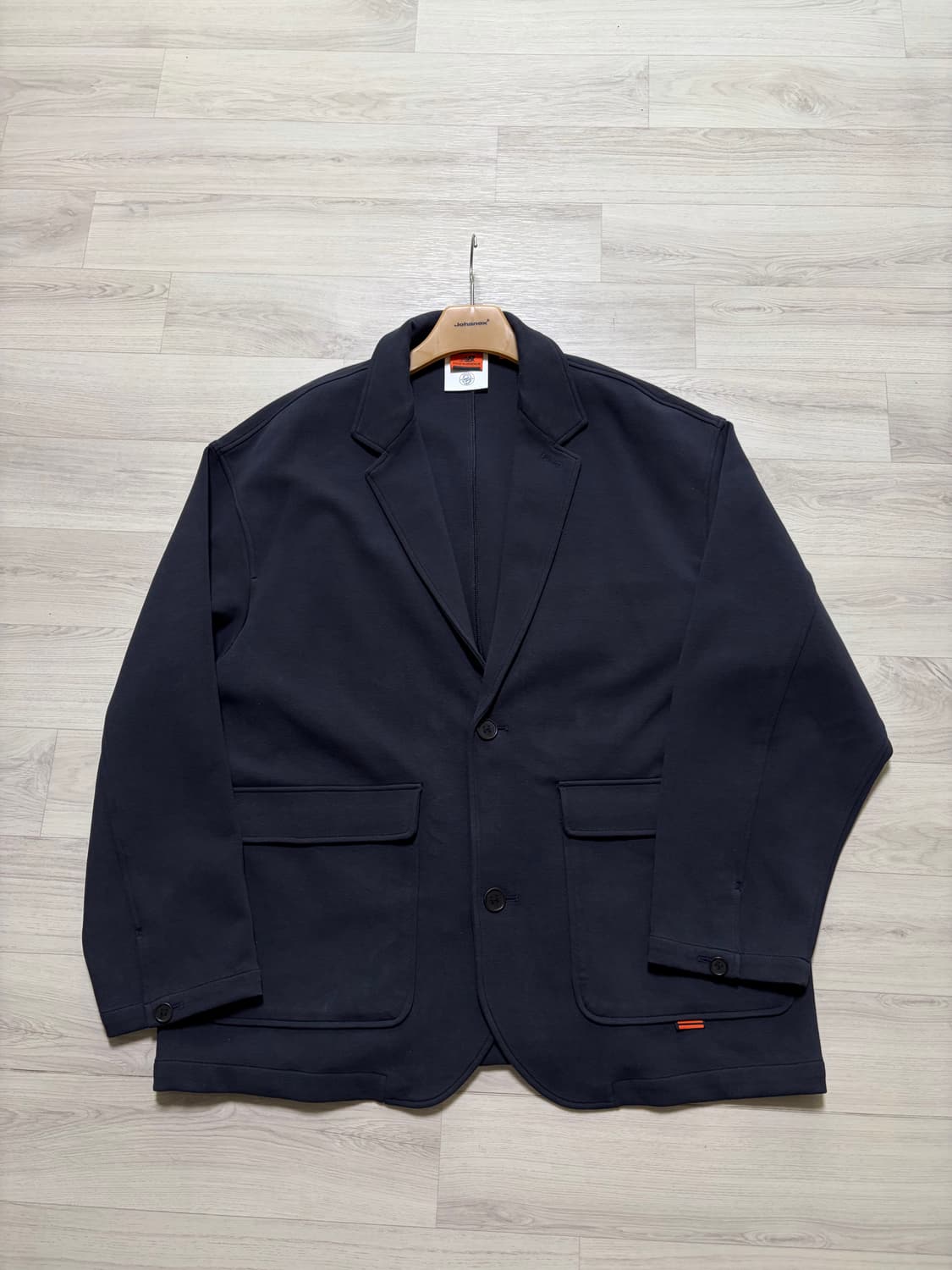 뉴발란스 호텔990 져지 테일러드 자켓 차콜 XL사이즈 판매 상품이미지1