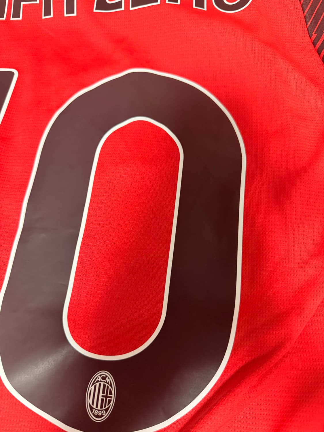 Ac밀란 레앙 어센틱 긴팔 축구유니폼 M 상품이미지4