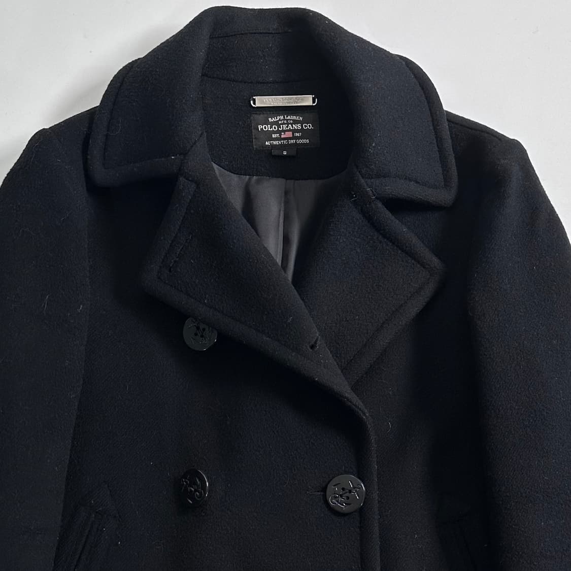 폴로 진스 우먼스 울 숏 피코트  상품이미지2