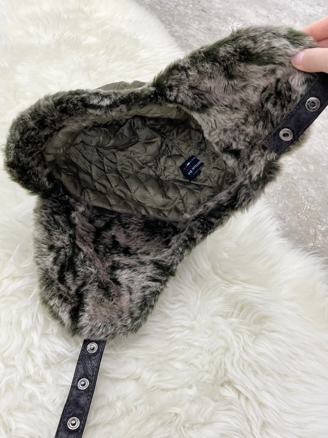 카키 니팅 트루퍼햇  상품이미지9